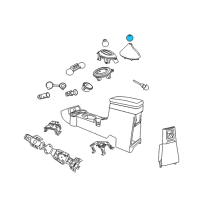 OEM Chrysler Knob-GEARSHIFT Diagram - 1BX47BDAAB