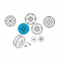 OEM 2000 Nissan Sentra Wheel Assy-Disk Diagram - 40300-4Z00002