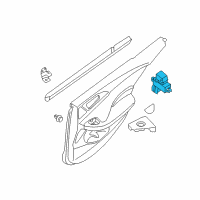 OEM 2018 Nissan Maxima Switch Assy-Power Window, Assist Diagram - 25411-4RA1A