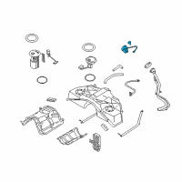 OEM 2009 Infiniti FX50 Filler Cap Assembly Diagram - 17251-EJ70A