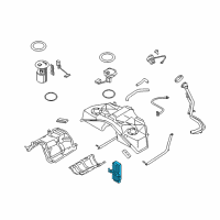 OEM 2009 Infiniti FX35 MODULATOR-Fuel Pump Control Diagram - 17001-JF00A