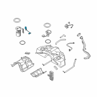 OEM 2017 Infiniti QX70 Fuel Gauge Sending Unit Diagram - 25060-6WW1A