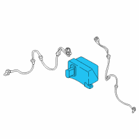 OEM 2017 Nissan Titan Sensor Assembly G Diagram - 47931-3JA0A