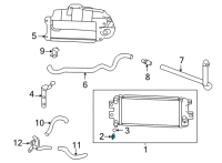 OEM Honda Insight Cock, Drain Diagram - 19011-5BA-A01