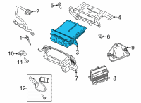 OEM 2021 Ford F-150 MODULE - ENGINE CONTROL - EEC Diagram - ML3Z-12A650-ELB