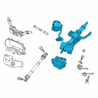 OEM 2019 Kia Sportage Column Assembly-Steering Diagram - 56310D9000