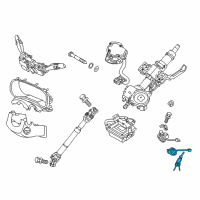 OEM 2021 Kia Sportage Lock Key & Cylinder Set Diagram - 81905D9600