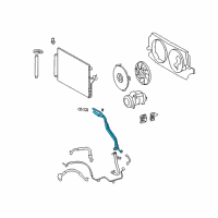 OEM 2008 Dodge Sprinter 3500 Line-A/C Suction & Discharge Diagram - 68012765AA