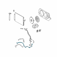 OEM 2008 Dodge Sprinter 3500 Line-A/C Liquid Diagram - 68012761AA