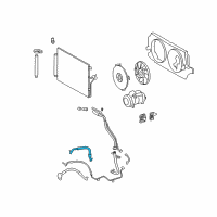 OEM Dodge Sprinter 2500 Line-A/C Diagram - 68012744AA