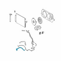 OEM Dodge Sprinter 2500 Line-A/C Suction Diagram - 68064746AA