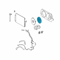 OEM Dodge Sprinter 3500 Fan Diagram - 68013666AA