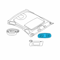 OEM 1999 Chrysler 300M Lamp Diagram - PB83DX9AB