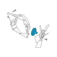 OEM 2020 Ram 2500 Clutch-Fan Diagram - 68194962AA