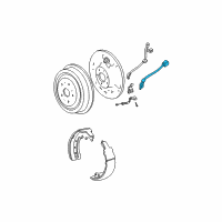 OEM 2005 Jeep Wrangler Line-Brake Diagram - 52008391AB