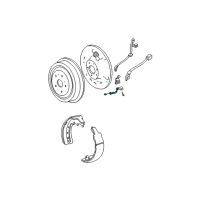 OEM 2000 Jeep Wrangler Sensor-Anti-Lock Brakes Diagram - 56027728AB