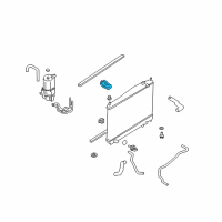 OEM 2003 Infiniti M45 Bracket-Radiator, RH Diagram - 21542-CR900