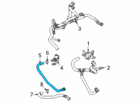 OEM Ford HOSE - OIL COOLER Diagram - ML3Z-7890-A