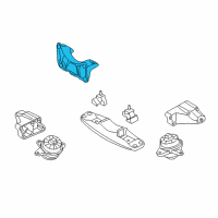 OEM Hyundai Genesis Transmission Support Bracket Diagram - 21835-3M300