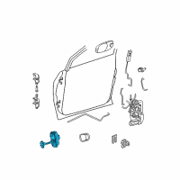 OEM 2001 Chrysler Voyager Dr Check-Front Door Diagram - 4717229AC