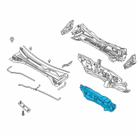 OEM 2022 Kia Sportage Insulator-Dash Panel Diagram - 84124D9050