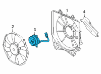 OEM 2019 Honda Accord Motor, Cooling Fan Diagram - 38616-6A0-A02