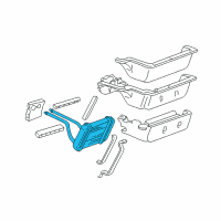 OEM 2003 Cadillac Seville Core, Heater Diagram - 52471442