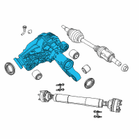 OEM 2014 Dodge Durango Different-Front Axle Diagram - 68352925AA