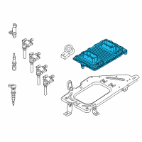 OEM Ram 1500 Electrical Powertrain Control Module Diagram - 5150816AB