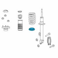 OEM 2016 Dodge Charger INSULATOR-Front Suspension Spring Diagram - 5181938AA