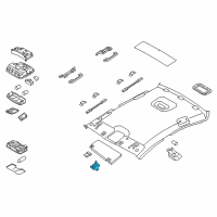 OEM 2015 Hyundai Sonata Retainer-Sunvisor Diagram - 85235-B1000-PPB