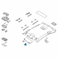 OEM 2016 Hyundai Sonata Retainer-Sunvisor Diagram - 85235-B1000-PPB