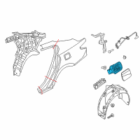 OEM Kia Housing-Fuel Filler Diagram - 815953T000