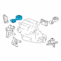 OEM 2009 Honda Civic Rod, Torque (Upper) Diagram - 50880-SVB-A02