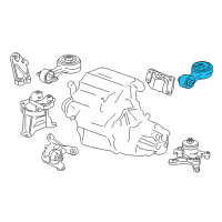 OEM Honda Civic Rod, Torque (Lower) Diagram - 50890-SVB-A02