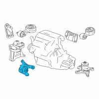 OEM 2010 Honda Civic Mounting, FR. Engine Diagram - 50830-SVB-A01