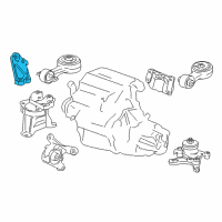 OEM 2009 Honda Civic Stay, Side Mount Diagram - 50625-SVB-A00