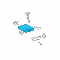 OEM Toyota Sequoia ECM Diagram - 89661-0C180-84