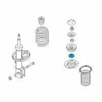 OEM 2009 Pontiac G3 Bearing Diagram - 96535010