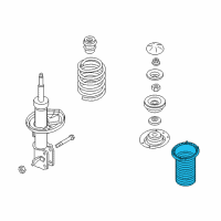 OEM Chevrolet Aveo5 Dust Shield Diagram - 96535008