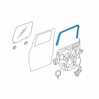 OEM Ram 3500 Seal-Rear Door Diagram - 55372136AH