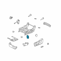 OEM 1996 Lexus LS400 Switch, Front Power Seat Diagram - 84922-50040-C0