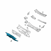 OEM Ford Special Service Police Sedan Dash Panel Diagram - BG1Z-5401610-A