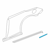 OEM Pontiac G6 Body Side Molding Diagram - 19120050