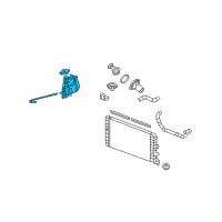 OEM Buick LaCrosse Reservoir Asm-Coolant Recovery Diagram - 25924047