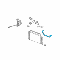 OEM 2007 Chevrolet Monte Carlo Lower Hose Diagram - 25863877