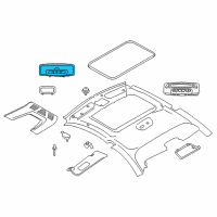 OEM BMW 440i xDrive Gran Coupe Interior Light, Front Diagram - 61-31-9-355-396