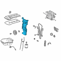 Genuine Toyota Camry Front Cover diagram