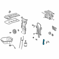 OEM 2013 Lexus CT200h Chain Sub-Assembly, No.2 Diagram - 13507-28010