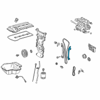 OEM 2010 Toyota Matrix Tensioner Gasket Diagram - 13561-0H010